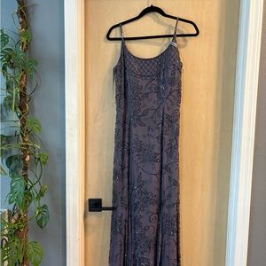 Scala Lavender Beaded Maxi Dress